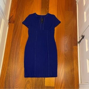 St. John Indigo Blue Dress